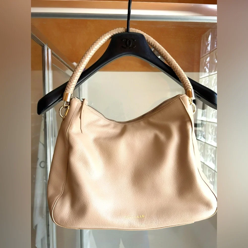 Cole Haan Nude Beige Leather Shoulder Bag